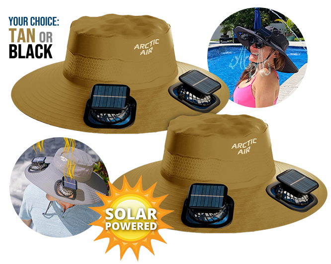 Arctic Air® Turbo Breeze Hat hands free cooling